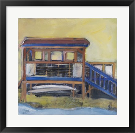 Framed Boathouse Print