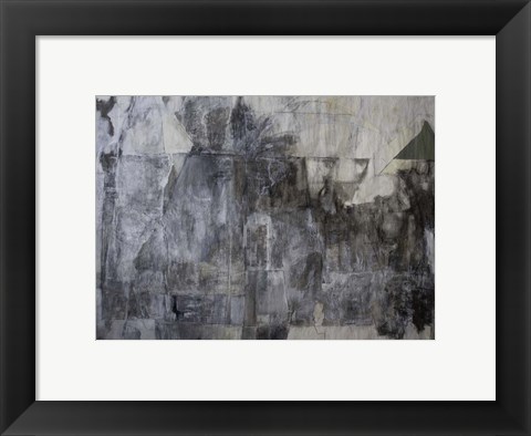 Framed Blackened Grey Print