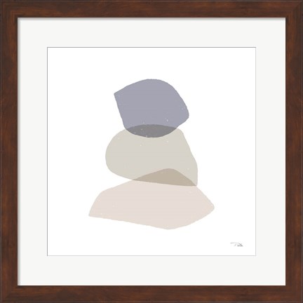 Framed Pieces by Pieces Neutral III Print
