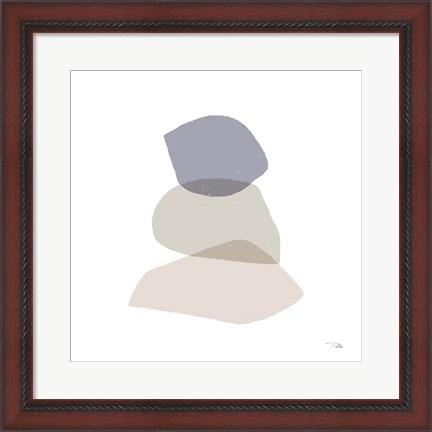 Framed Pieces by Pieces Neutral III Print