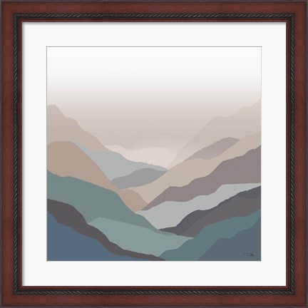 Framed Mountain Valley Print