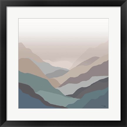 Framed Mountain Valley Print