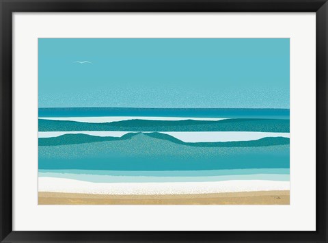 Framed Seascape Views Print