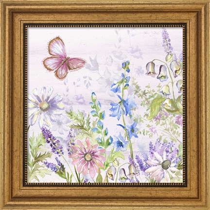 Framed Butterfly Trail III Print