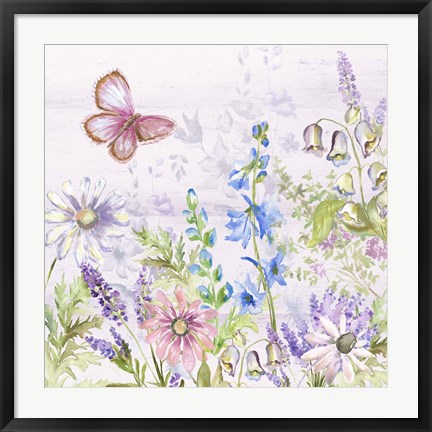 Framed Butterfly Trail III Print