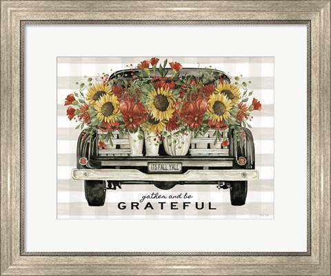 Framed Gather and Be Grateful Print