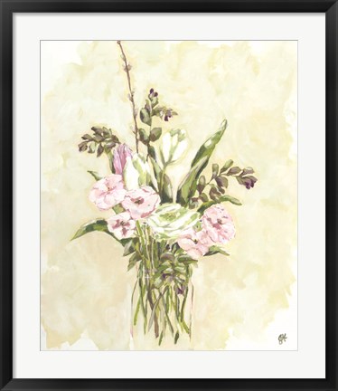 Framed Flower Farm Bouquet I Print