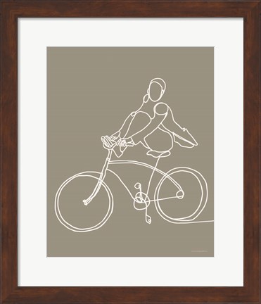 Framed Feet on the Bike I Print