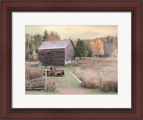 Framed Fall on the Farm I Print