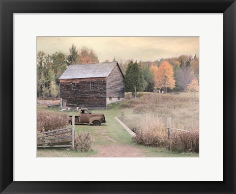 Framed Fall on the Farm I Print