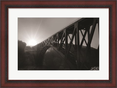 Framed Letchworth Sunrise Print
