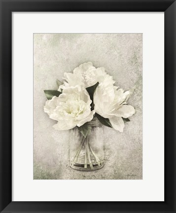 Framed White Simplicity Print