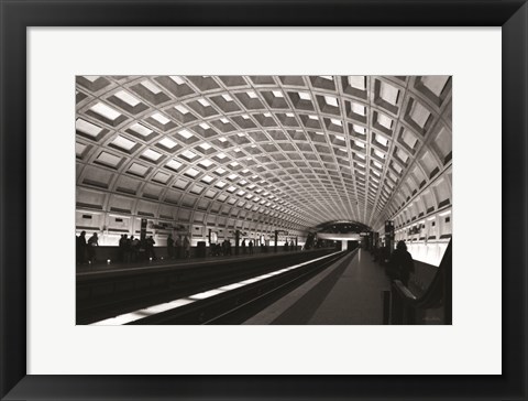 Framed DC Metro Print