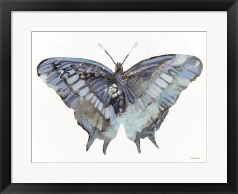 Framed Blue Butterfly Print