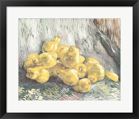 Framed Pile of Pears Print