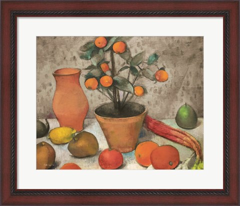 Framed Still Life with Oranges Print