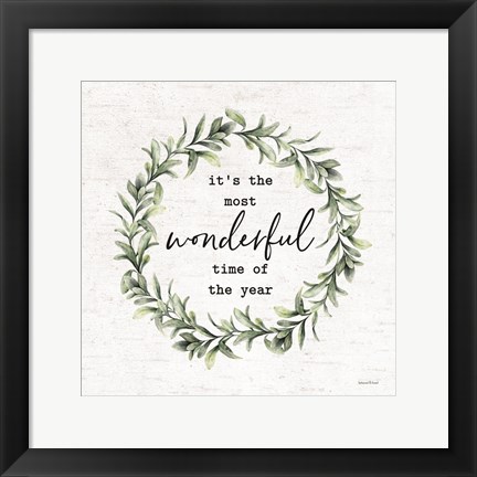 Framed Wonderful Time of the Year Print