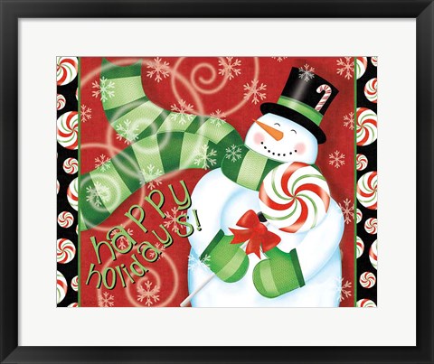 Framed Sweet Holidays II Print