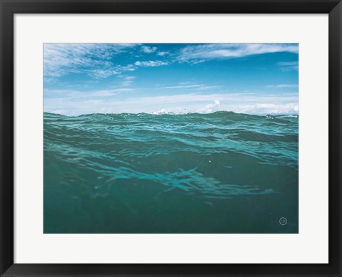 Framed Dominican Oceans I Print