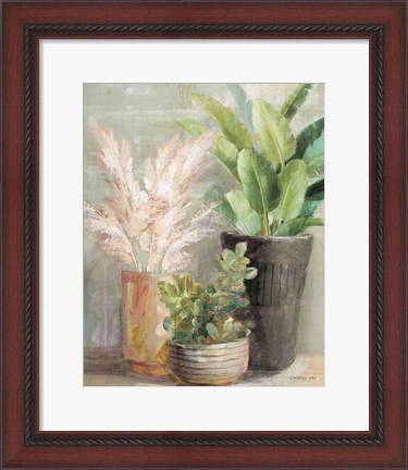 Framed Indoor Garden III Print
