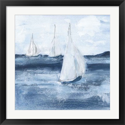 Framed Sailboats VI Print