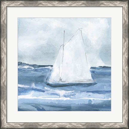 Framed Sailboats IV Print