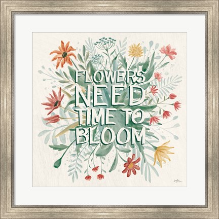 Framed Wildflower Vibes V Print