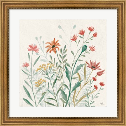 Framed Wildflower Vibes II Print