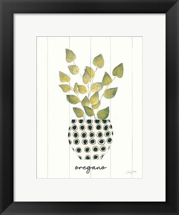 Framed Herb Garden VIII Print