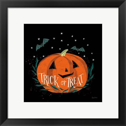 Framed Cute Halloween II Print