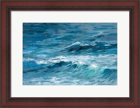 Framed Deep Blue Sea Print