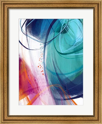 Framed Turquoise No. 2 Print