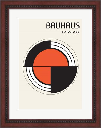 Framed Bauhaus 1 Print