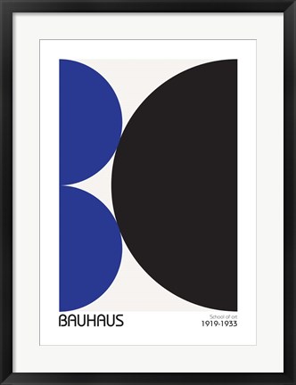 Framed Bauhaus 3 Print