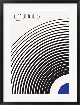 Framed Bauhaus 4 Print