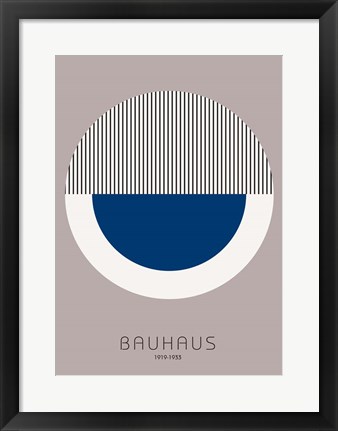 Framed Bauhaus 7 Print