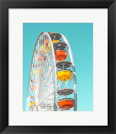 Framed Pacific Wheel I Print