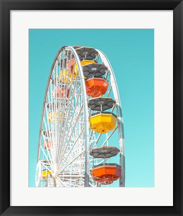 Framed Pacific Wheel I Print