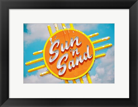 Framed Sun n Sand  No. 2 Print