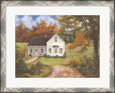 Framed Fall in the Country Print