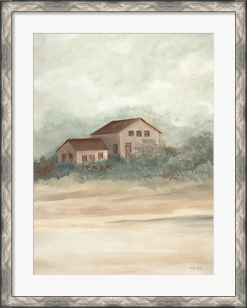 Framed House in Country Print