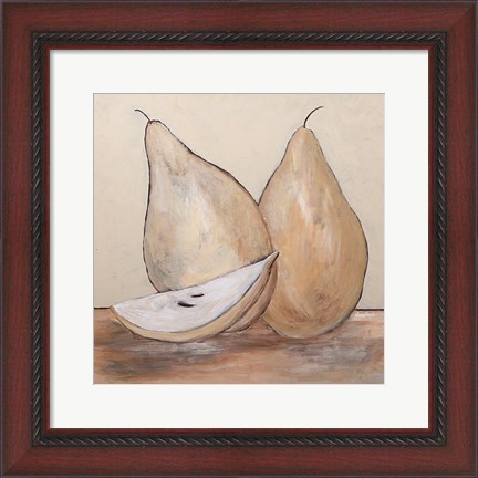 Framed Pair of Pears Print