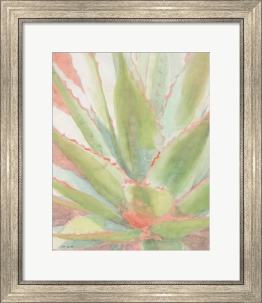 Framed Succulent Bloom 1 Print