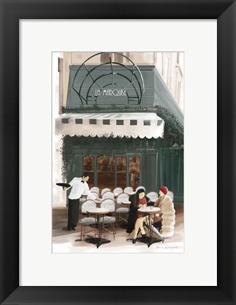 Framed Paris Bistro Print