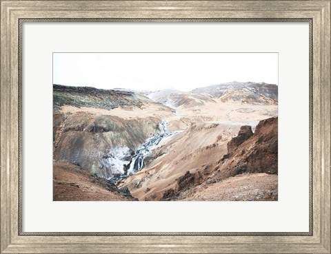 Framed Reykjadalur Hot River Print