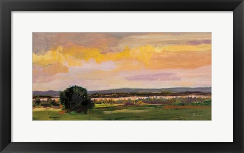 Framed Dusk on Mesa Print