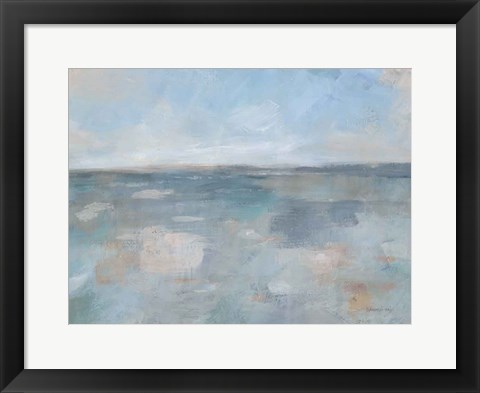 Framed Simply by the Sea Print