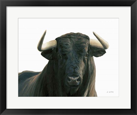 Framed Bullish Print