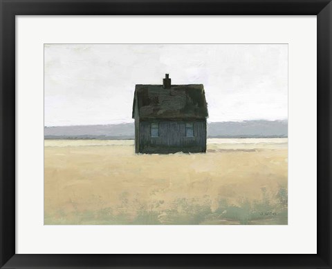 Framed Lonely Landscape II Print