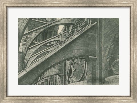 Framed Vintage Paris I Print